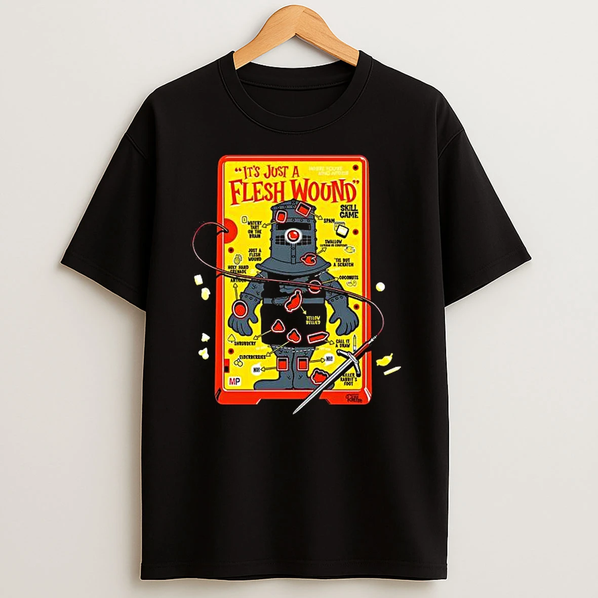 The Black Knight In The Style Of The Operation Game Shirts