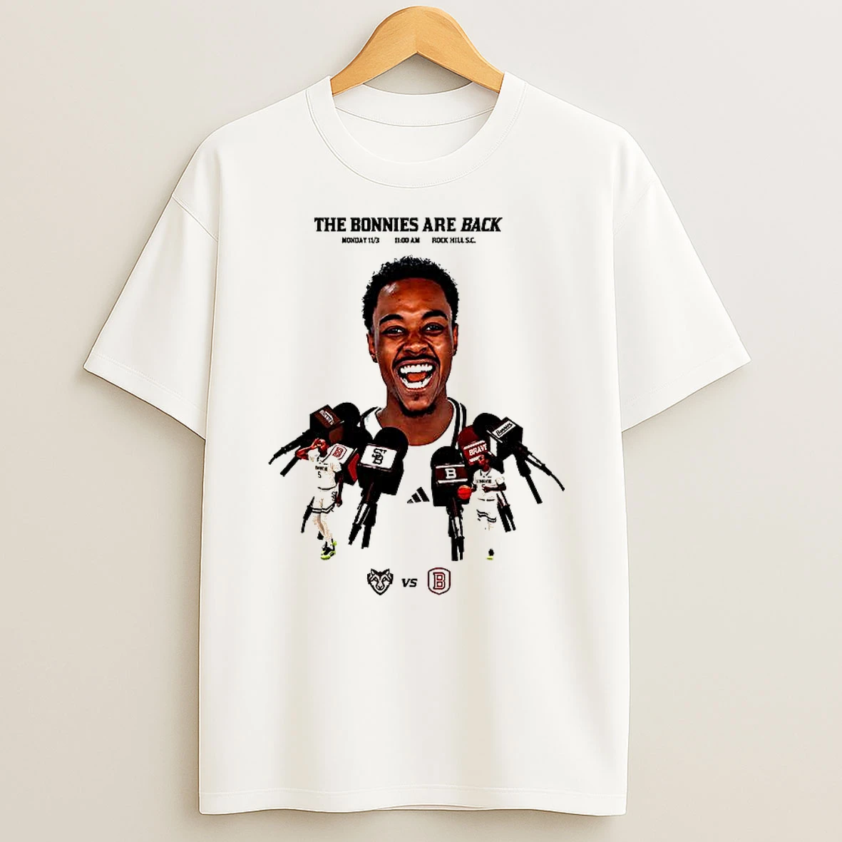 The Bonnies Are Back Bonnies Mens Basketball Shirts