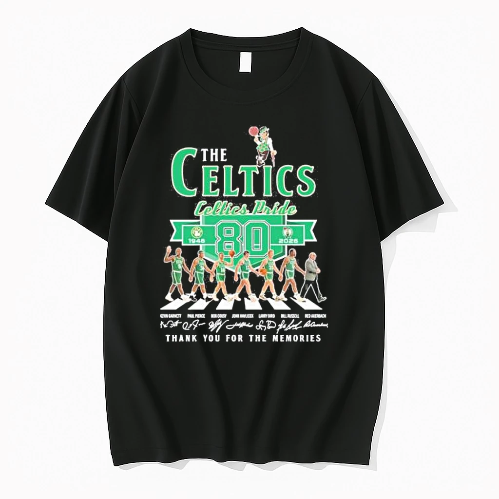The Boston Celtics Abbey Road 80 Years 1946 2026 Shirts