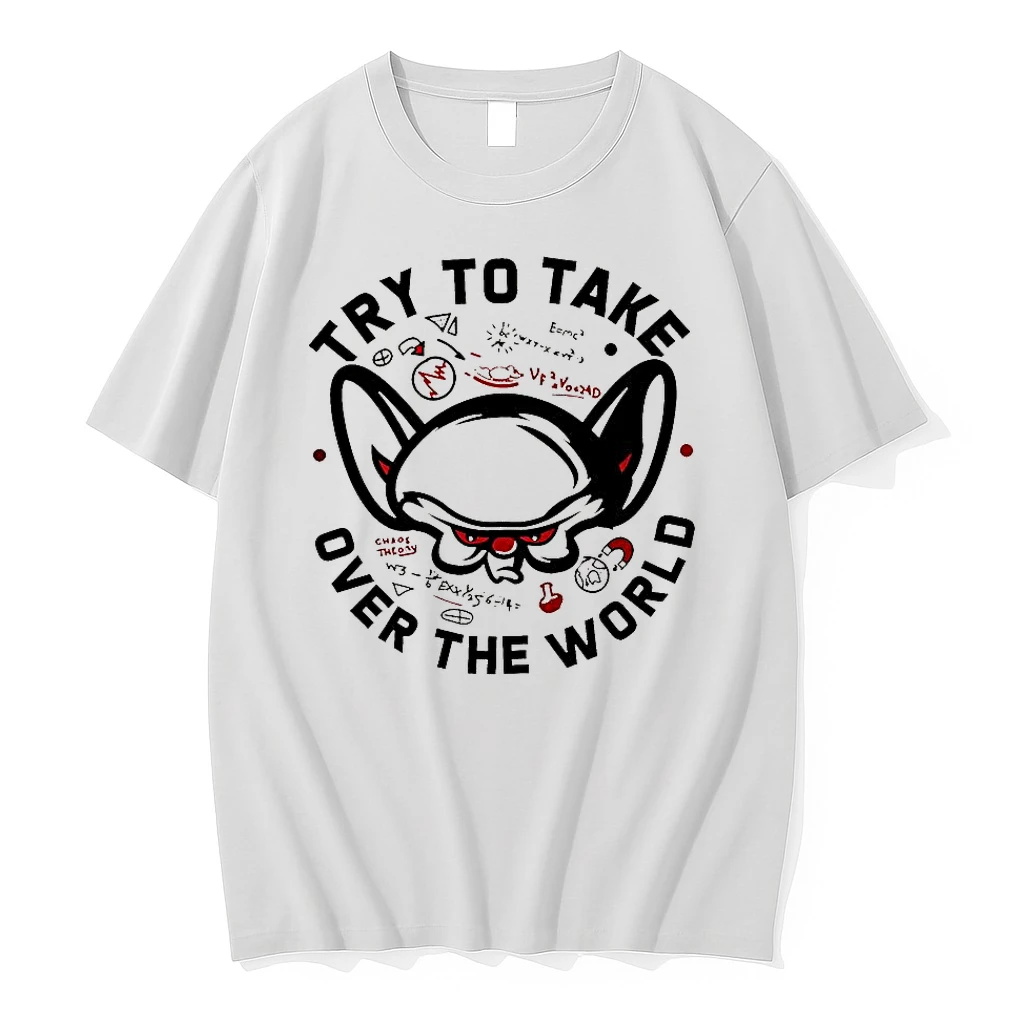 The Brain Cartoon Try To Take Over The World Shirts