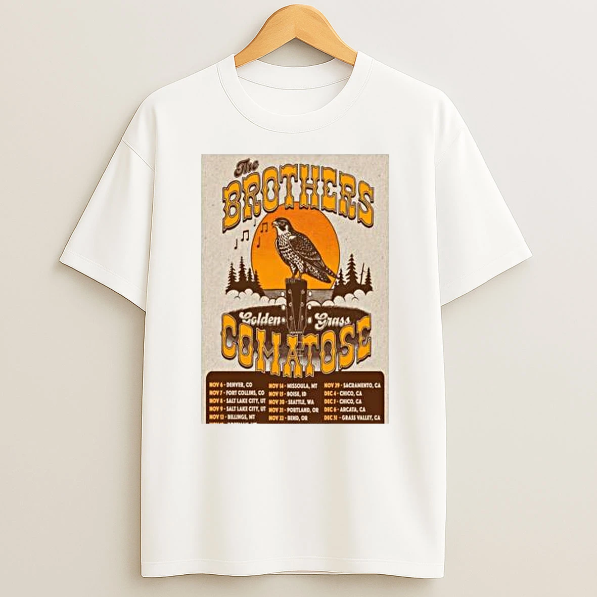 The Brothers Comatose November December Tour 2025 Shirts