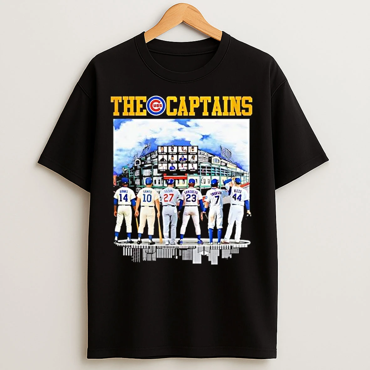 The Captains Chicago Cubs Players Wrigley Field T Shirts