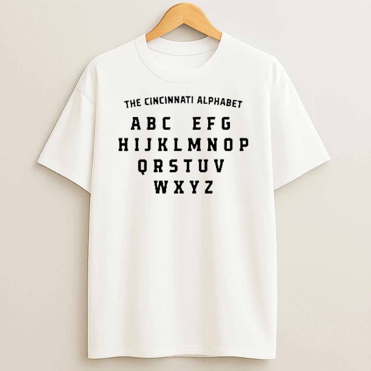 The Cincinnati Alphabet Shirts