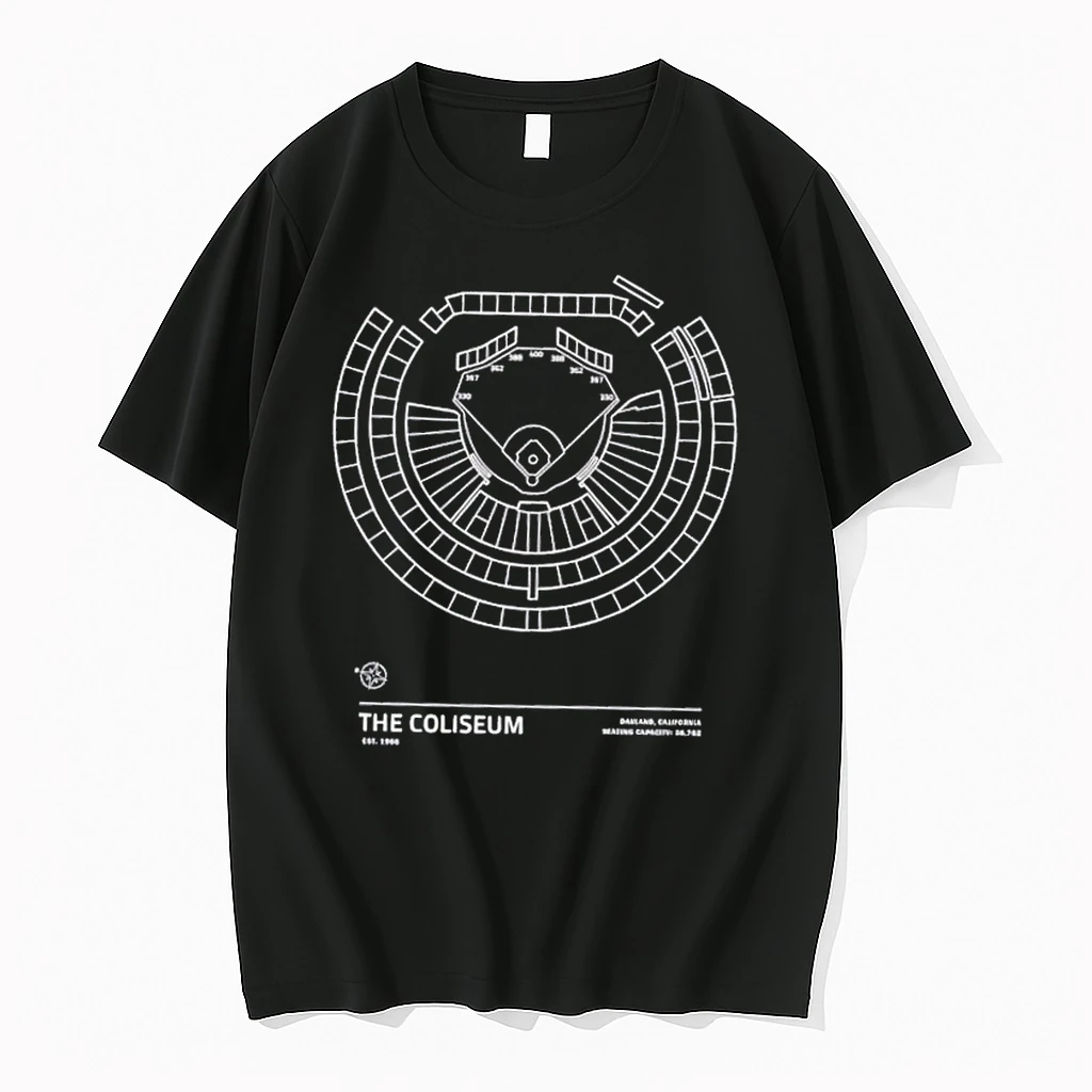 The Coliseum Stadium Oakland California Seating Capacity 56782 Shirts