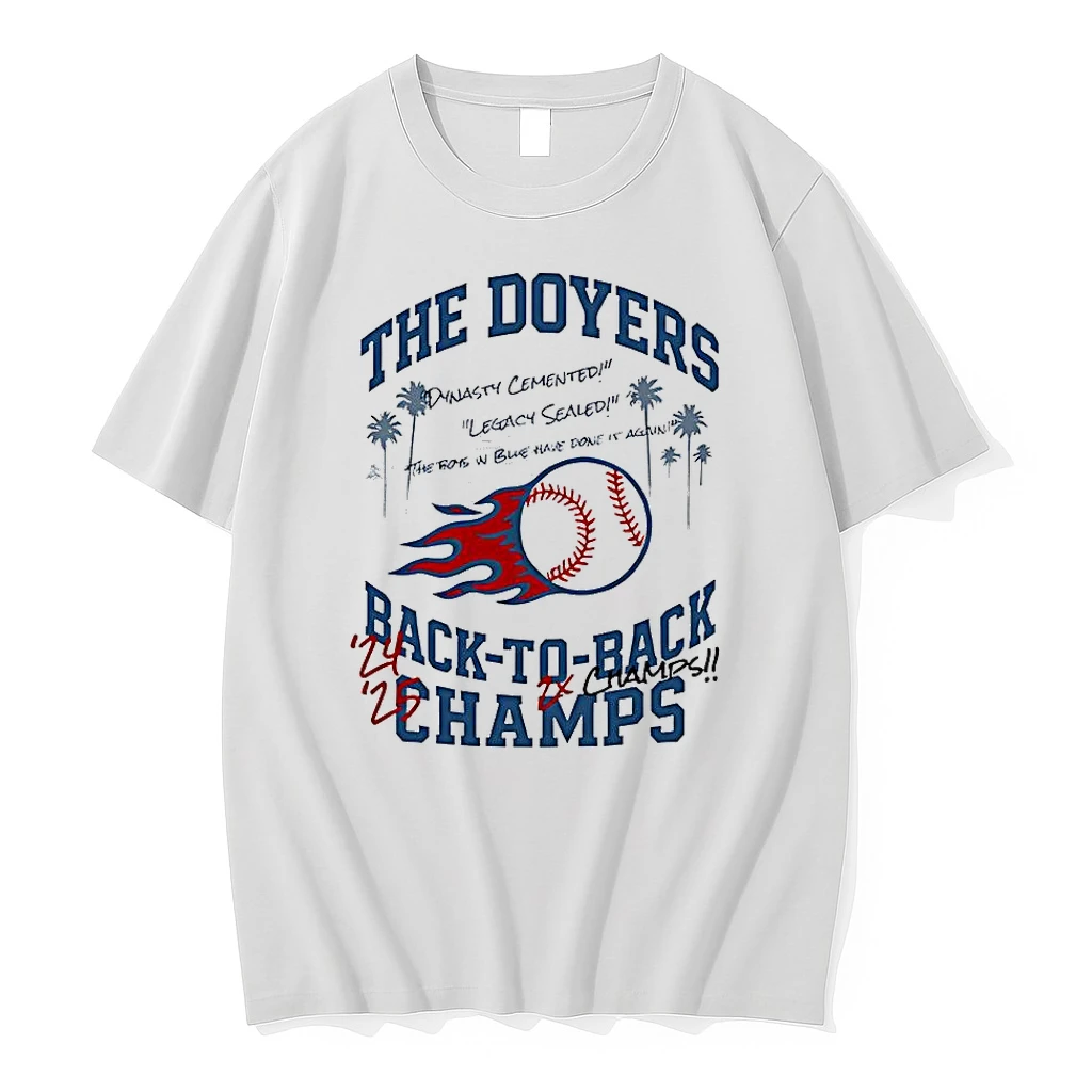 The Doyers Back To Back World Series Champions 2025 Dynasty Cemented Shirts