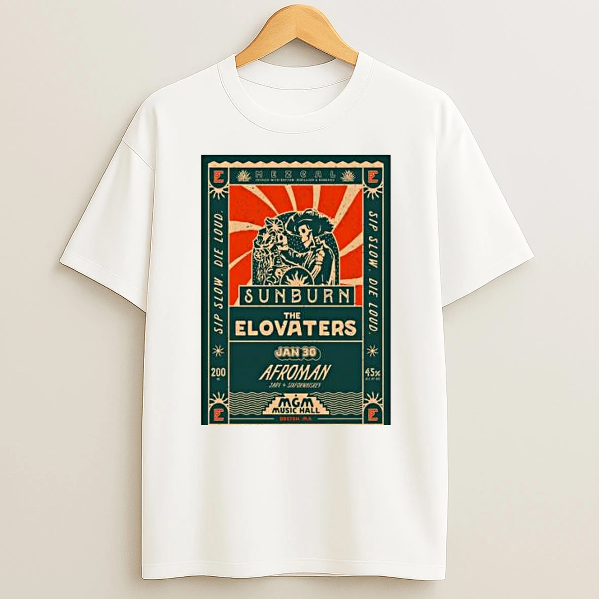 The Elovaters Mgm Music Hall Boston Ma Jan 30 2026 Shirts