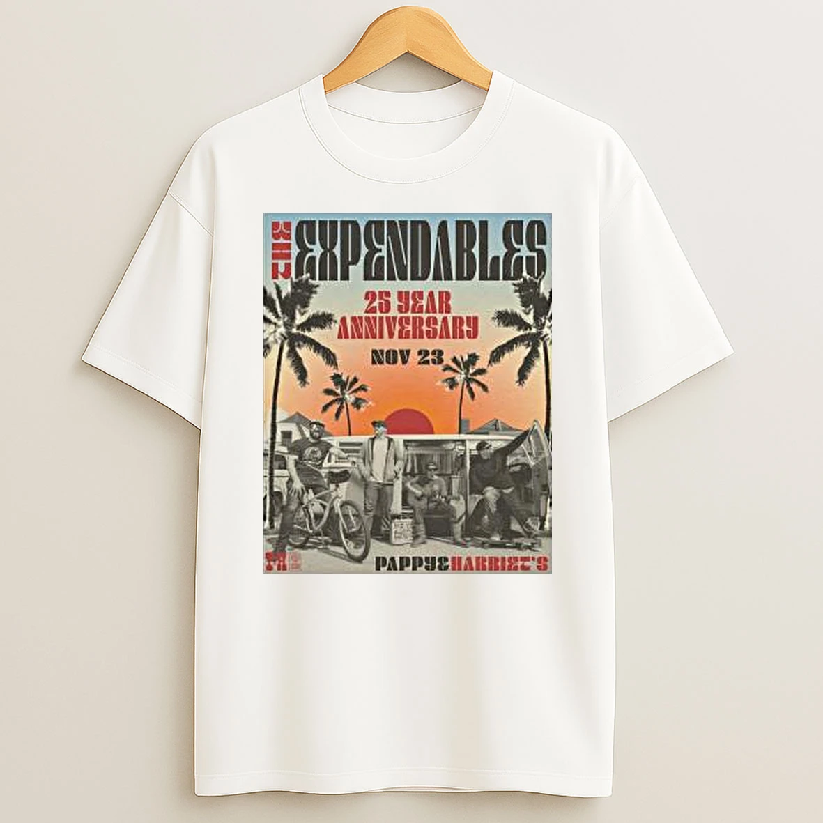 The Expendables 25 Year Anniversary Pappy Harriets Pioneertown Ca Nov 23 2025 Shirts