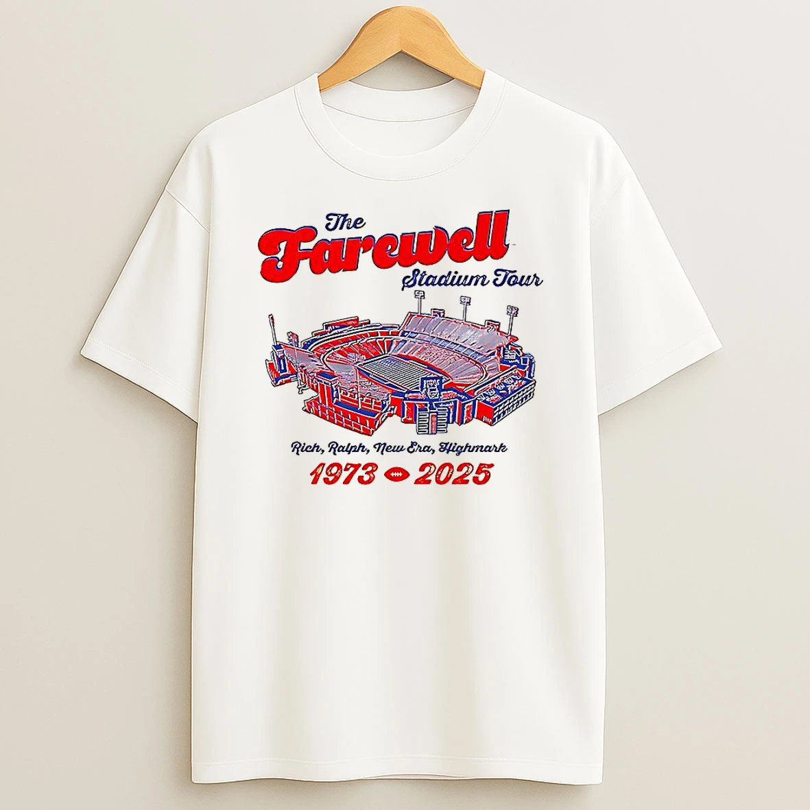 The Farewell Stadium Tour 1973 2025 Football Lover Shirts