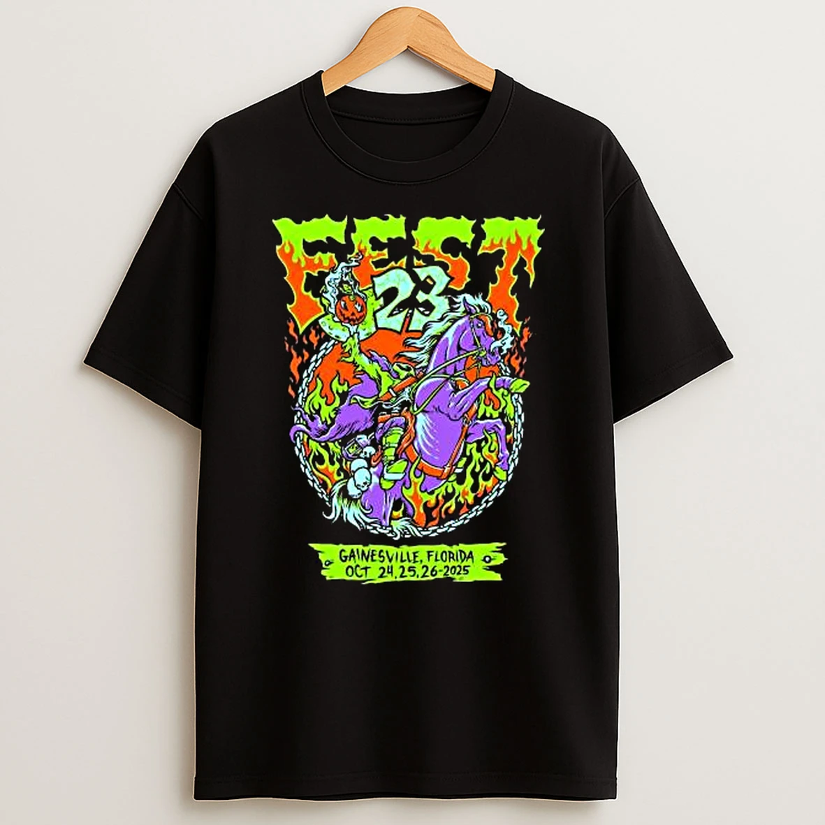 The Fest 23 In Gainesville Florida On October 24 25 26 2025 Halloween Headless Horseman Shirts