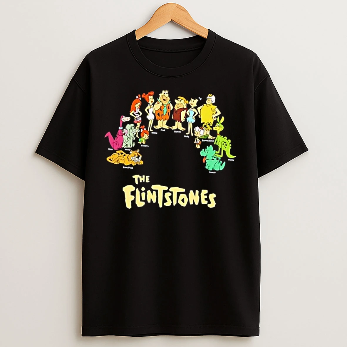 The Flintstones 1960 Fred Wilma Barney Betty Dino T Shirts