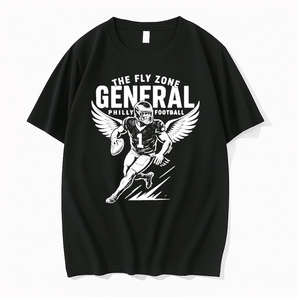 The Fly Zone General Jalen Hurts Philadelphia Eagles Football Shirts