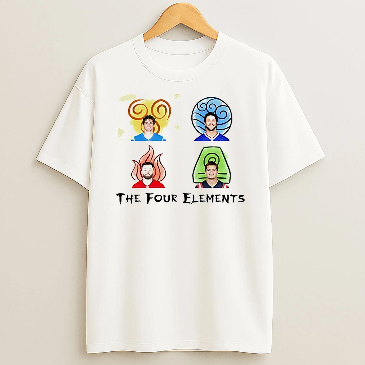 The Four Quarterbacks Elements Nfl Shirts