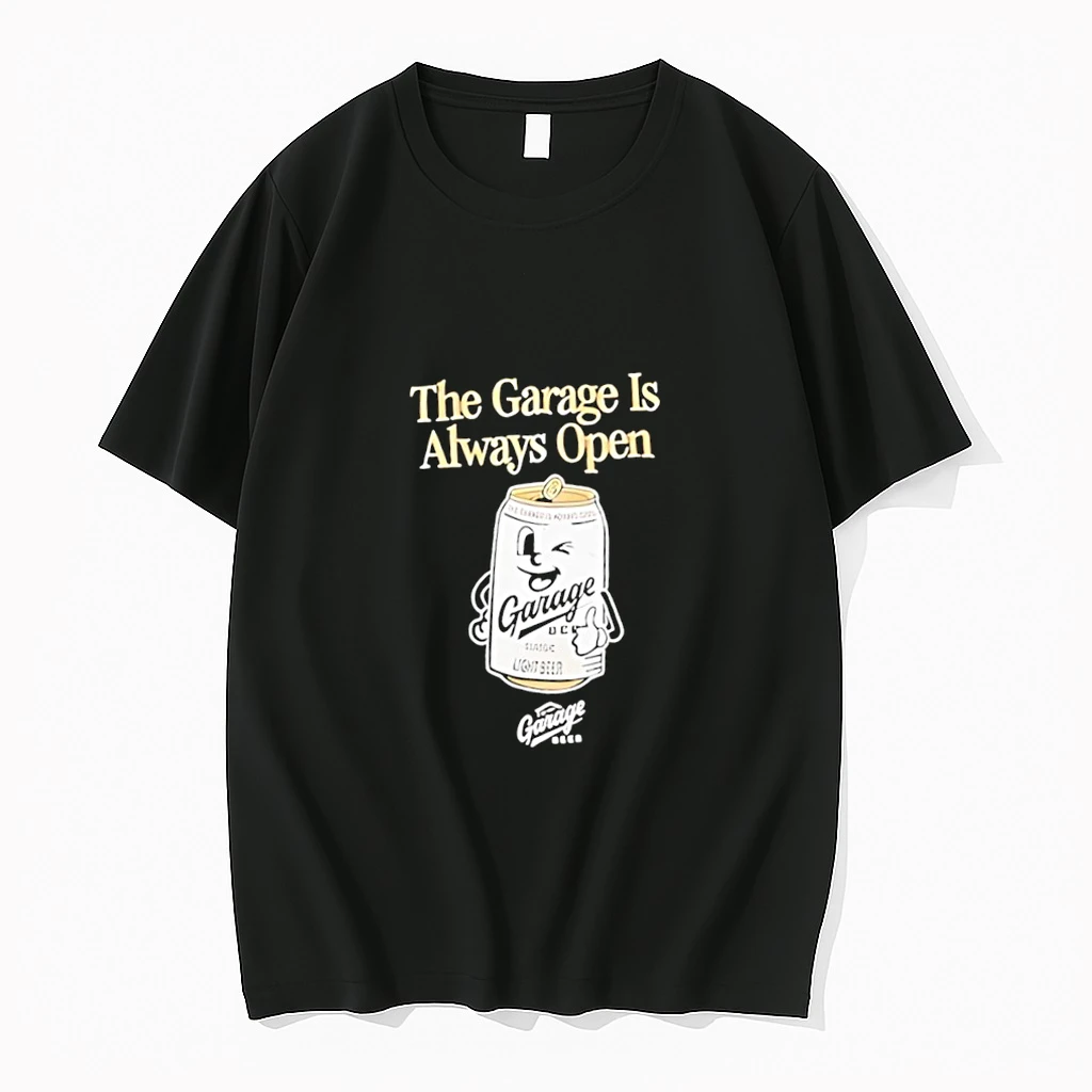 The Garage Is Always Open Garage Light Beer Shirts