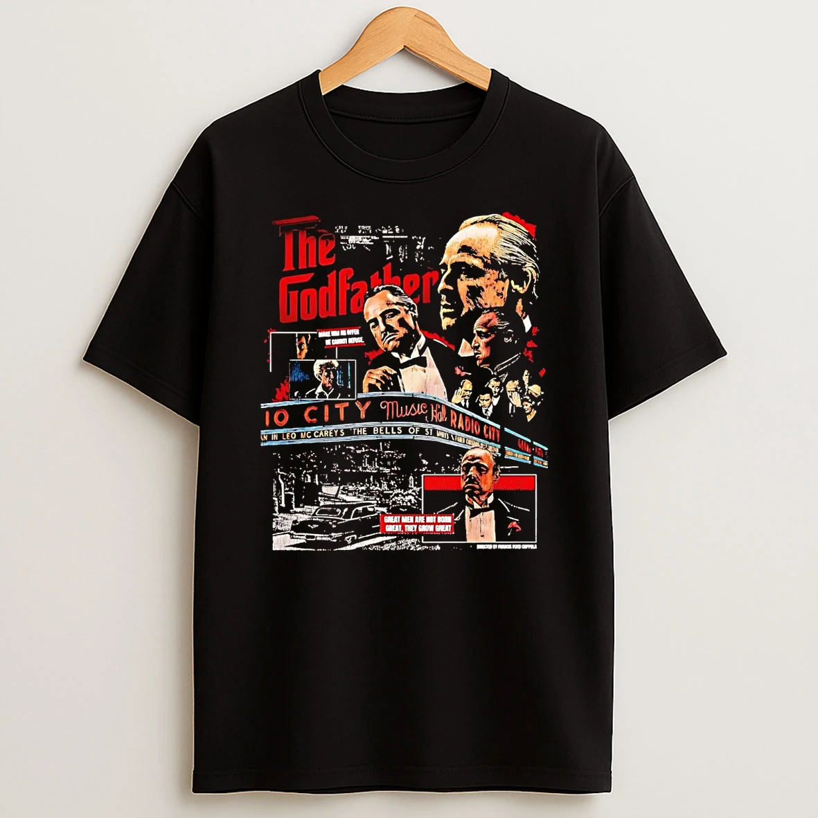 The Godfather Great Men Are Not Born Great They Grown Great Shirts