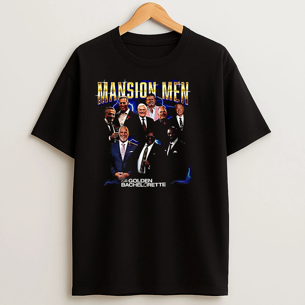 The Golden Bachelorette Heartthrob Mansion Men T Shirts