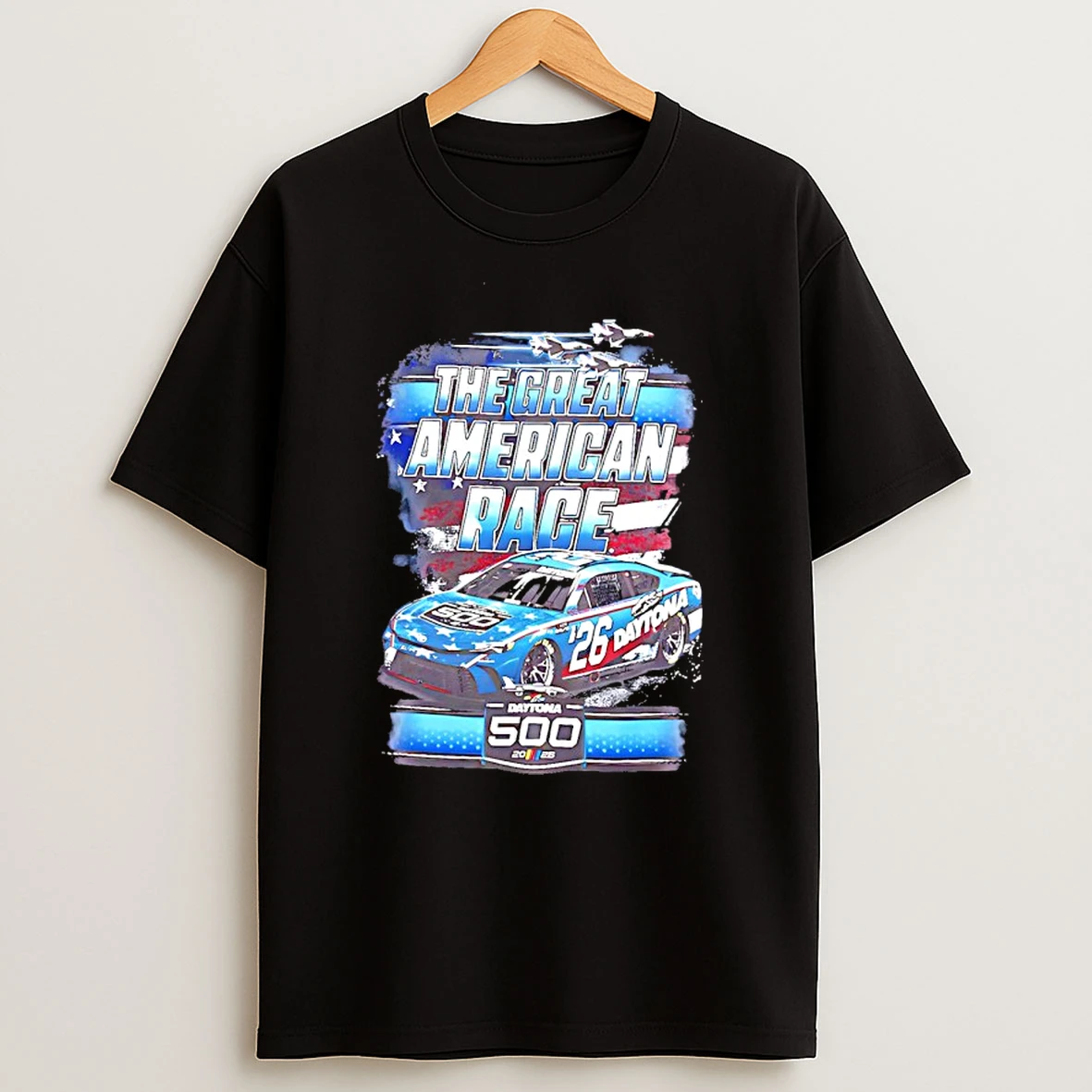 The Great American Race 2026 Daytona 500 Patriotic Graphic Shirts