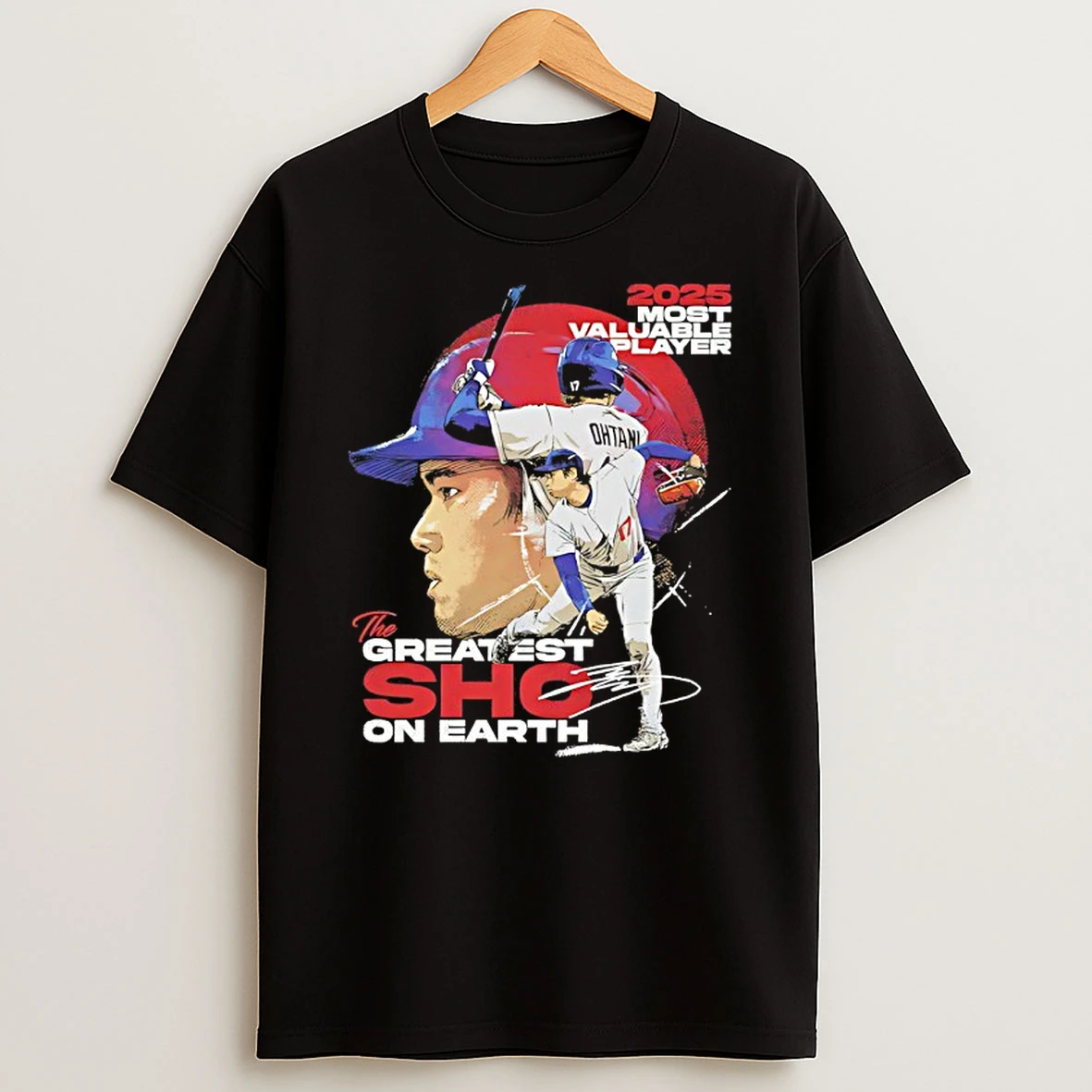 The Greatest Sho On Earth Shohei Ohtani 2025 Mvp Signature Shirts