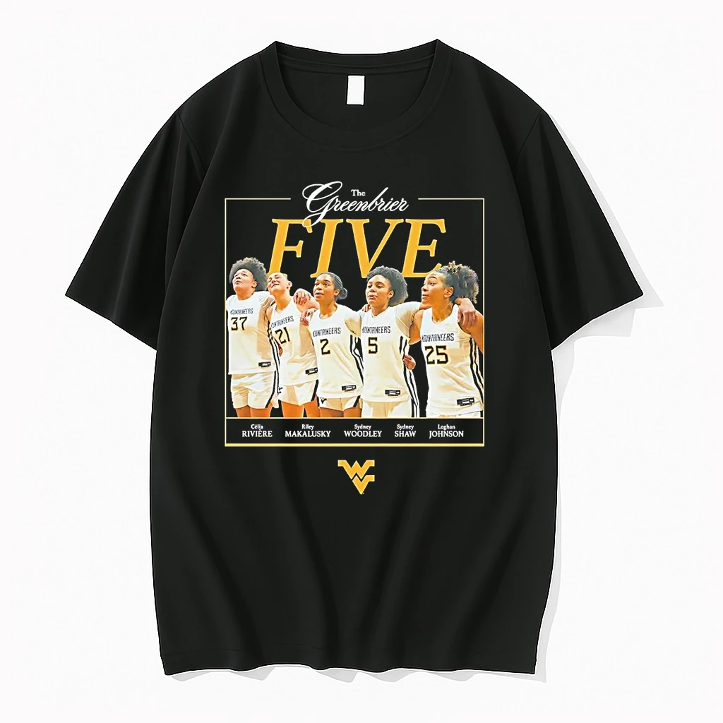 The Greenbrier Five Wvu Womens Basketball Team Shirts