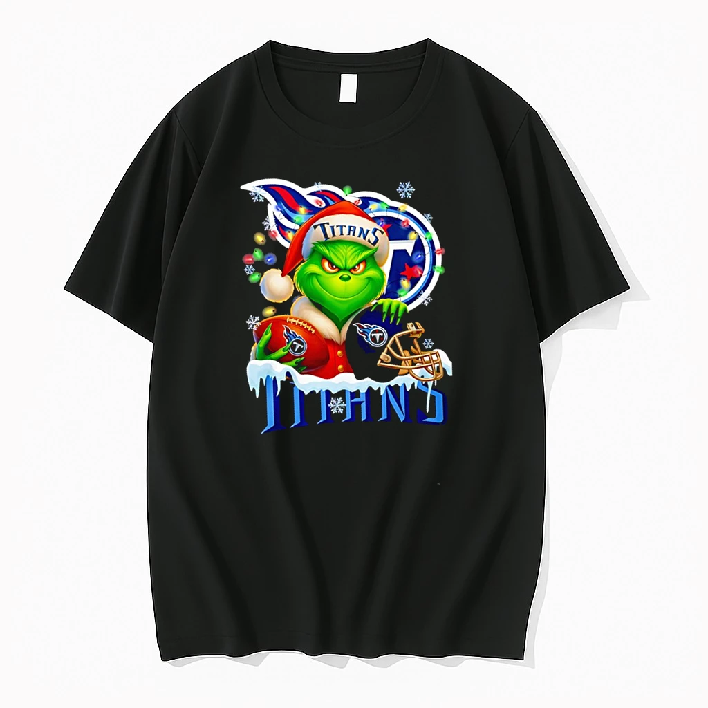 The Grinch Love Tennessee Titans Football Lights Christmas 25 Shirts