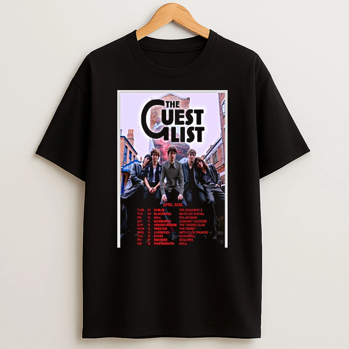 The Guest List April 2026 Show Shirts