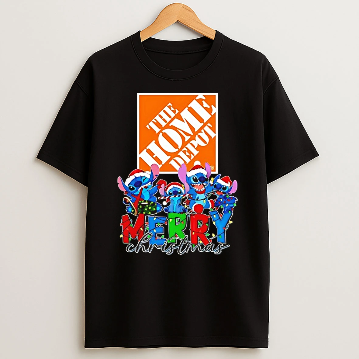 The Home Depot X Stitch Lightning Merry Christmas 2025 Shirts