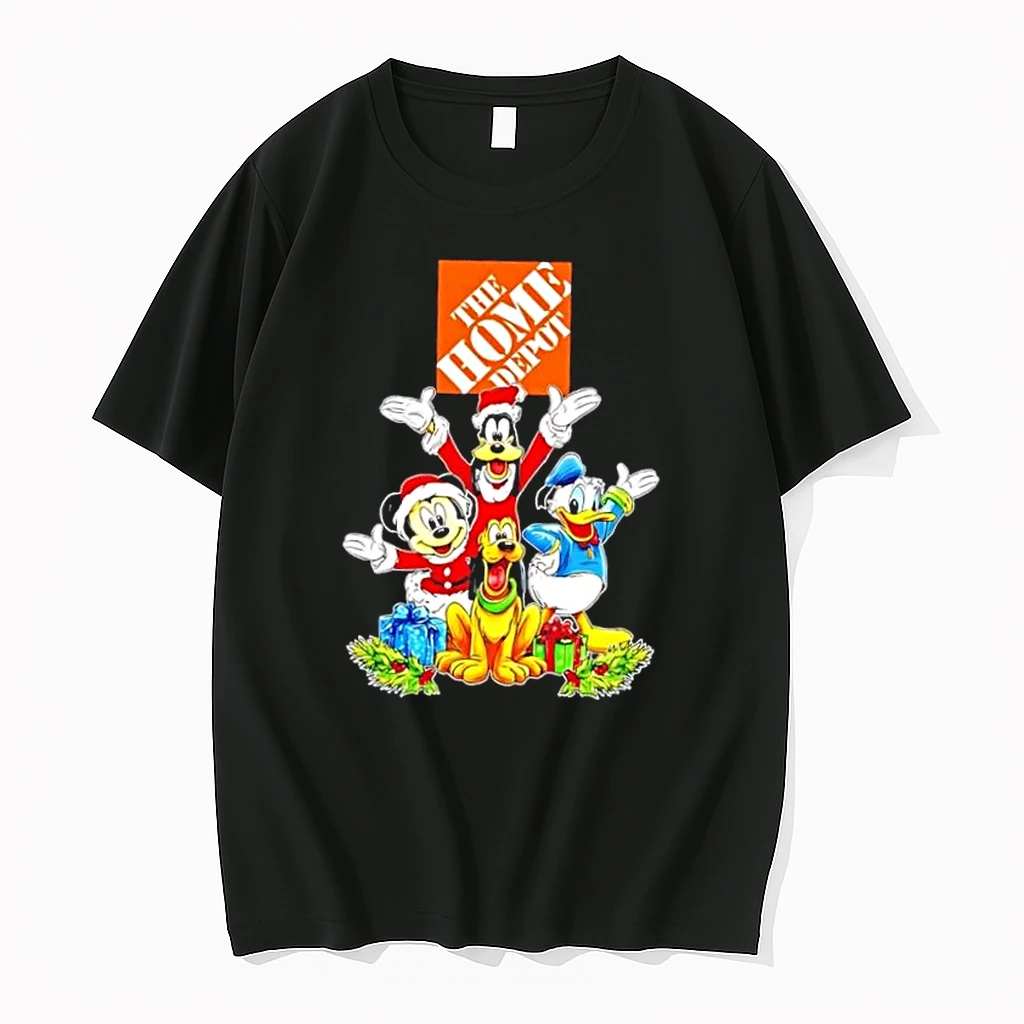 The Home Depot X Team Mickey Merry Christmas Shirts