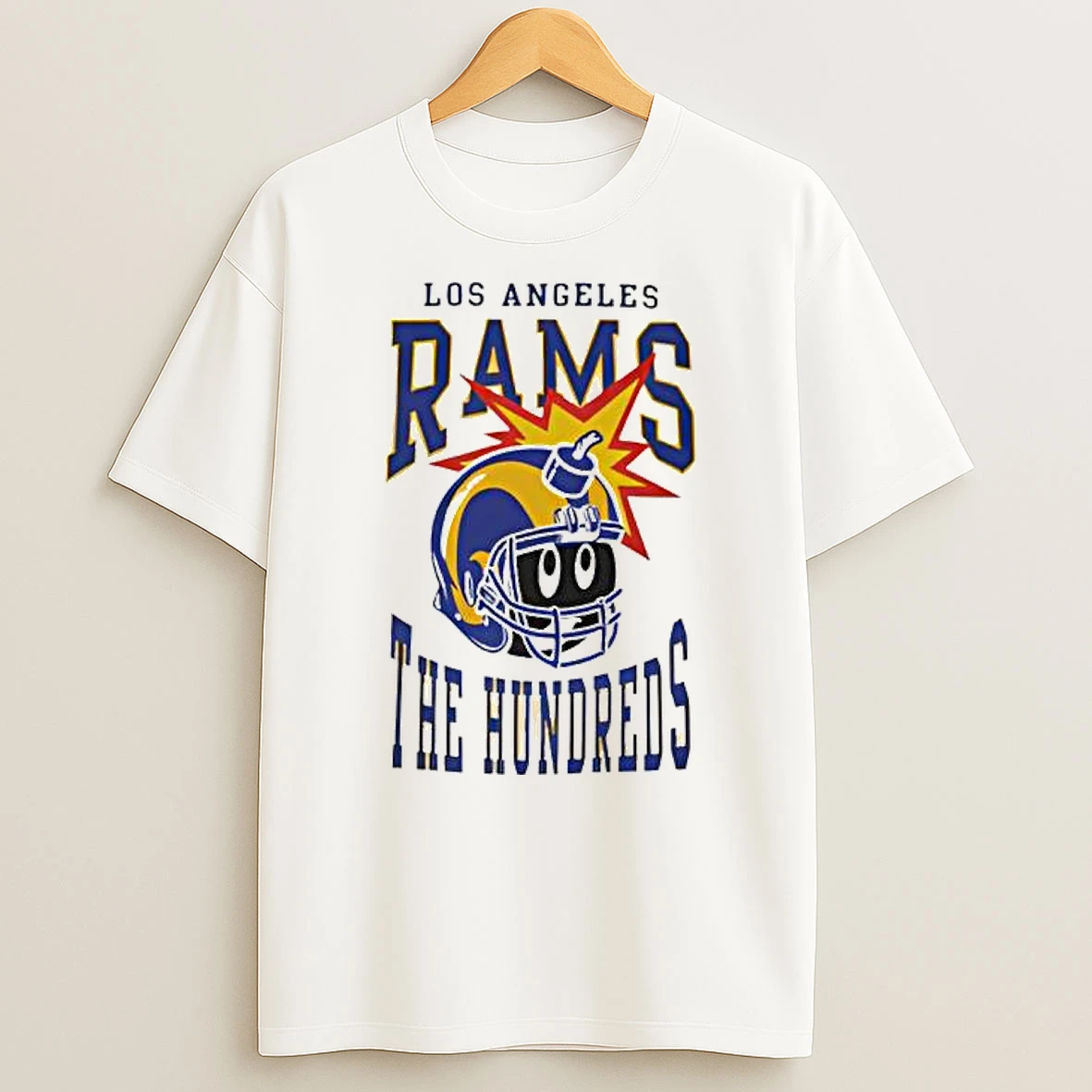 The Hundreds X Los Angeles Rams Bone Logo Shirts