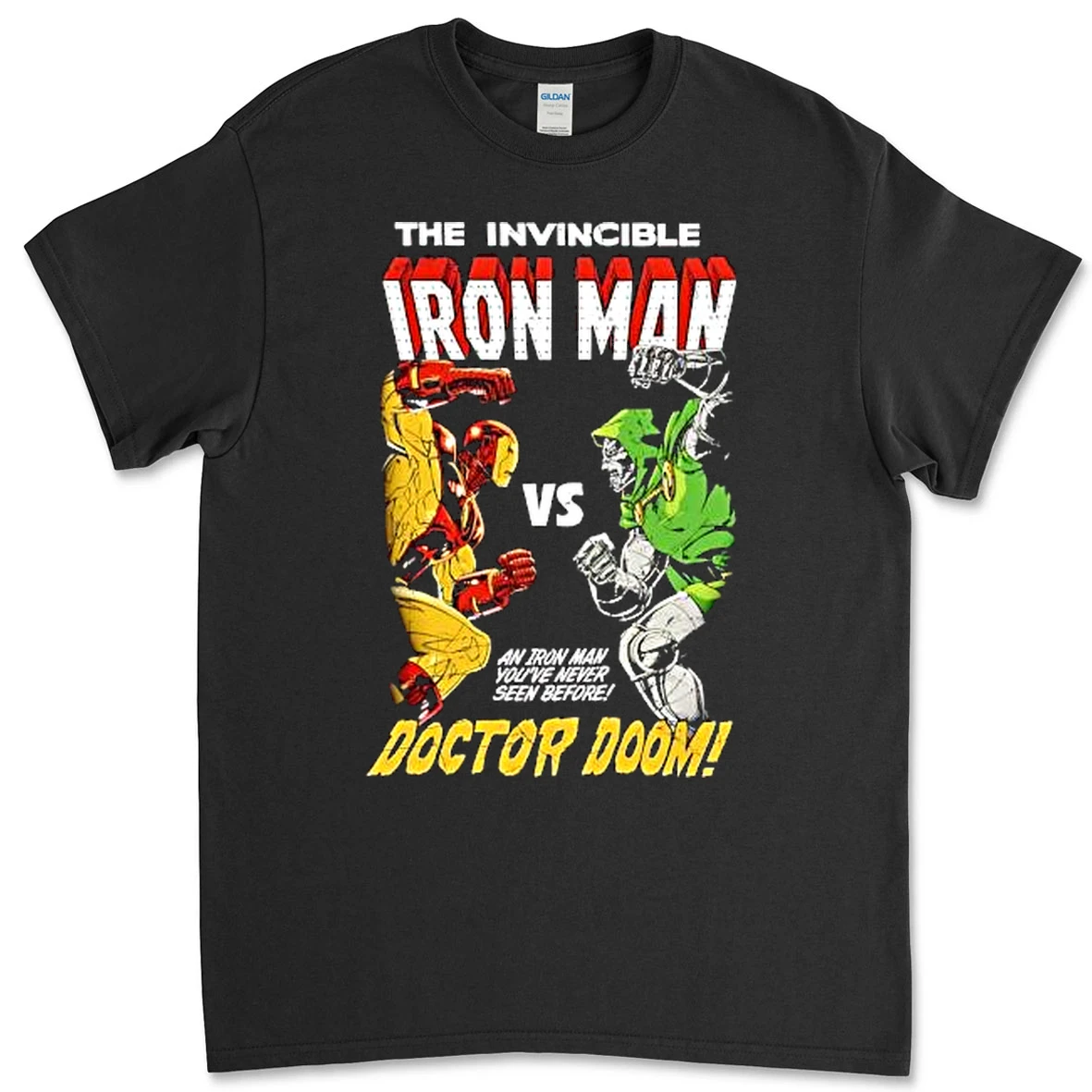 The Invincible Marvel Iron Man Vs Doctor Doom Graphic Premium Shirt Sweater