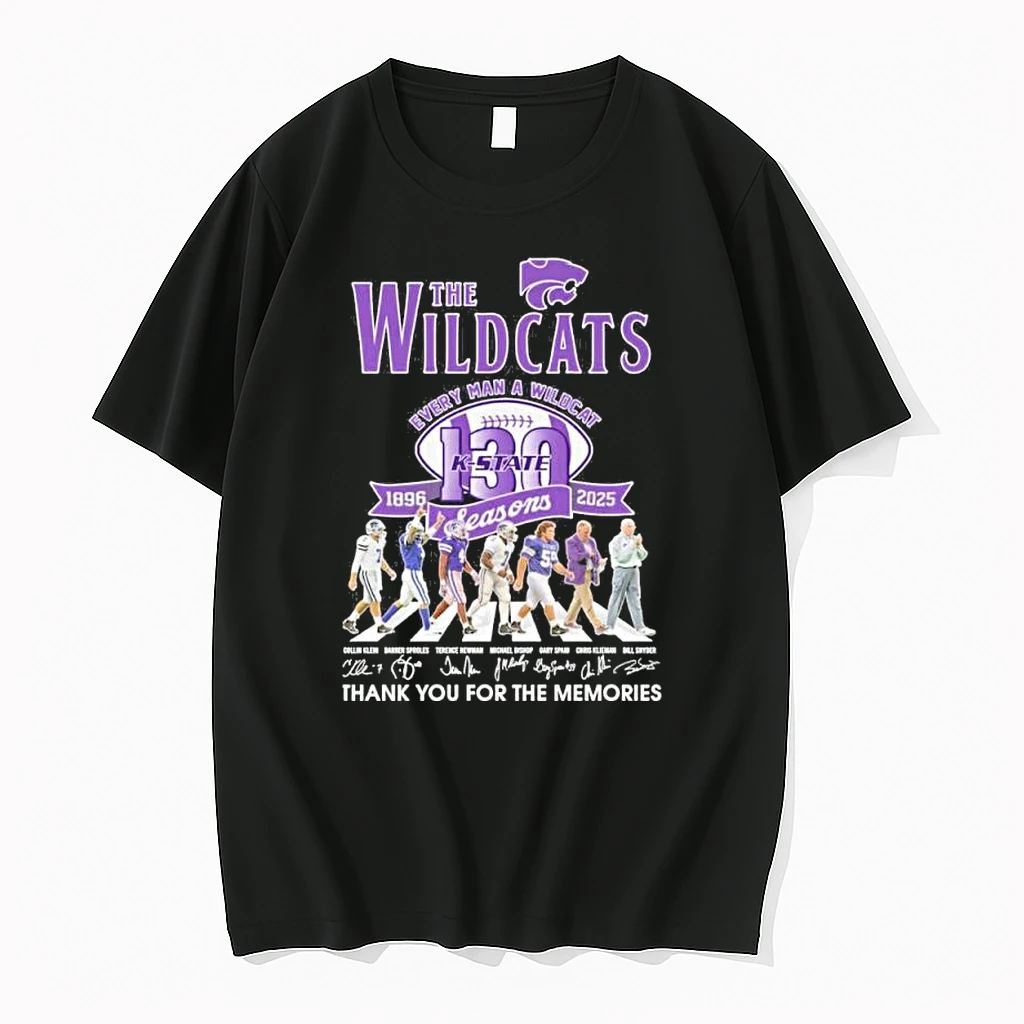 The K State Wildcats Abbey Road Every Man A Wildcat 130 Seasons Shirts