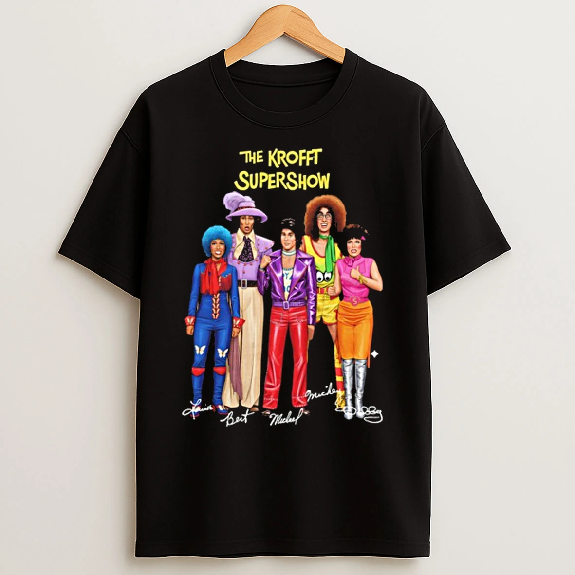 The Krofft Supershow Character Signature T Shirts