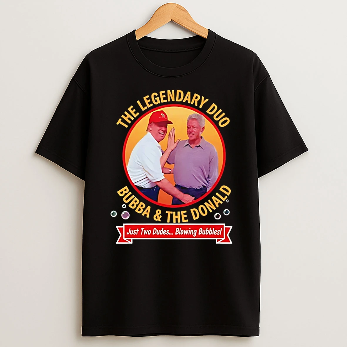 The Leagendary Dua Bubba And Trump Blowing Bubbles Shirts