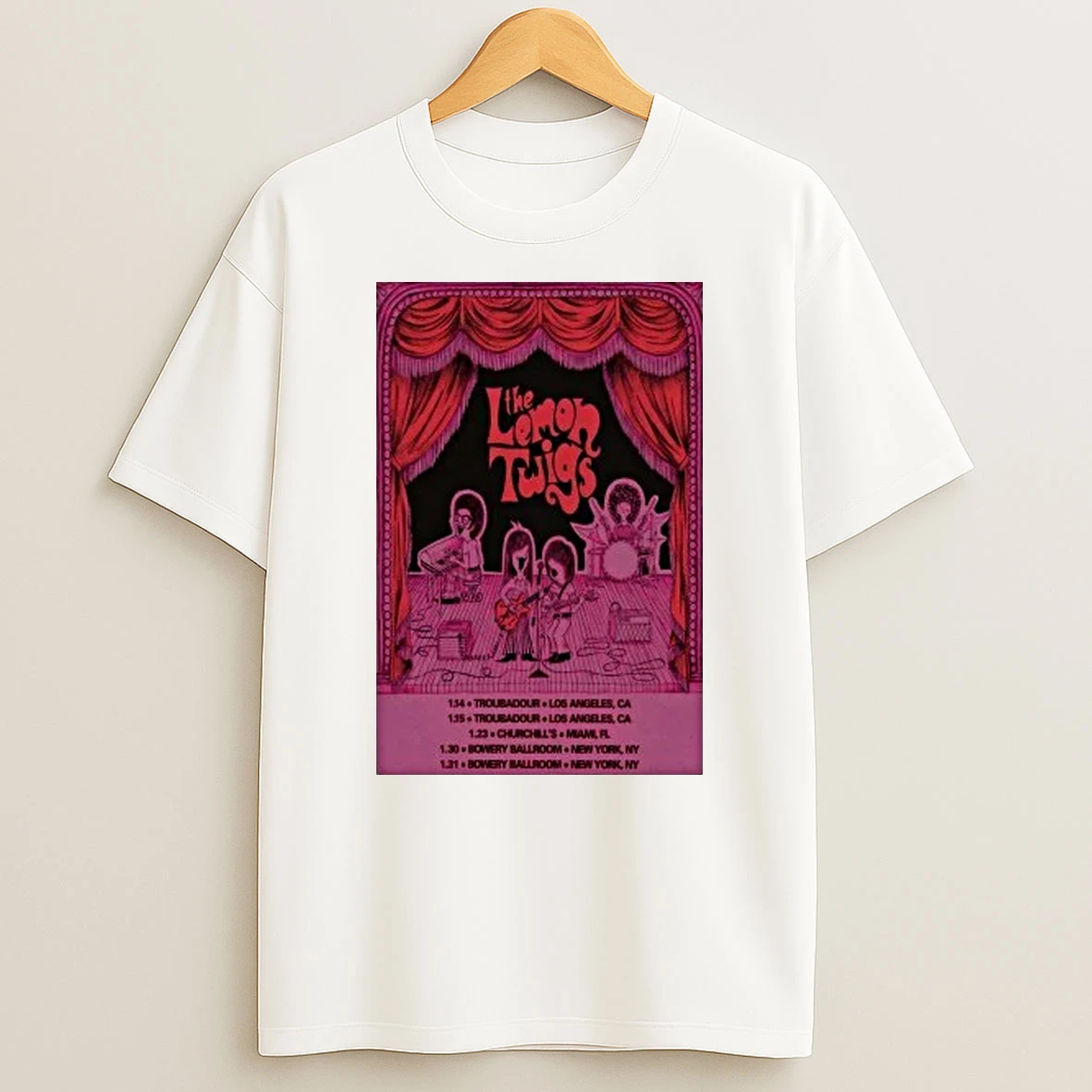 The Lemon Twigs America Tour 2026 Shirts