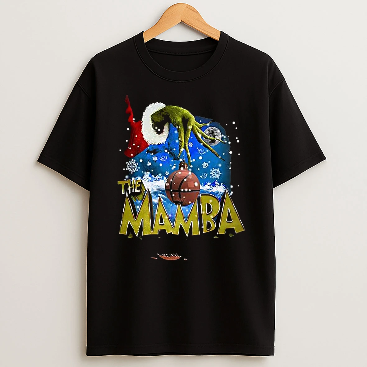 The Mamba X Grinch Hand Bauble Basketball Christmas Shirts