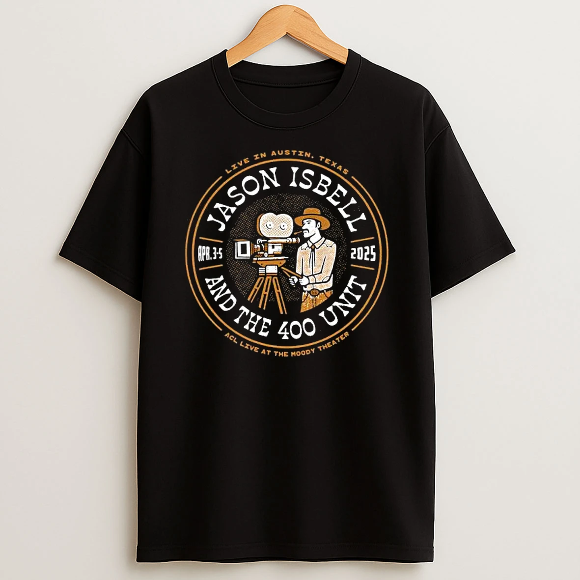 The Moody Theater Austin Tx Jason Isbell And The 400 Unit Apr 3 5 2025 Shirts