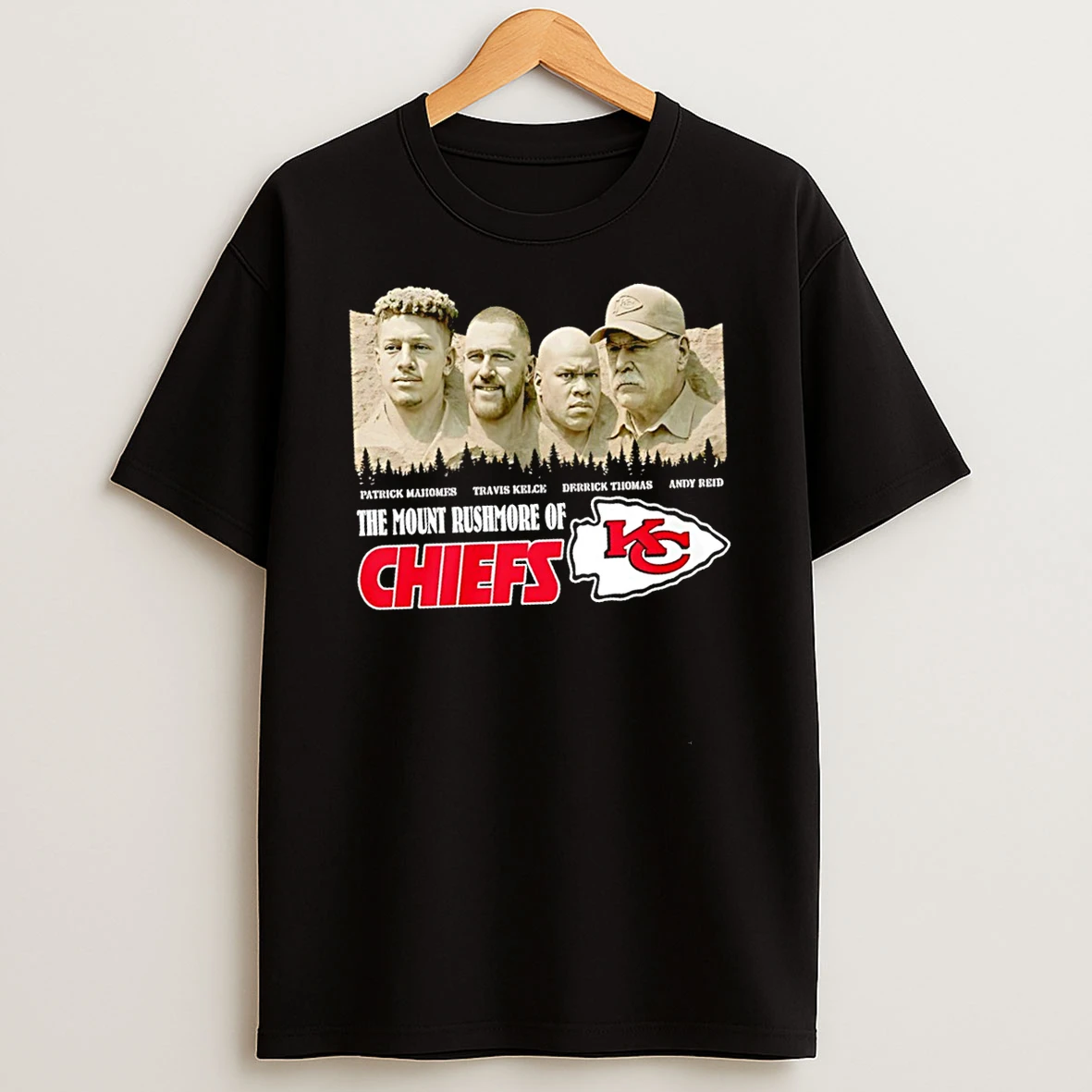 The Mount Rushmore Of Chiefs Mahomes Kelce Thomas Reid Shirts
