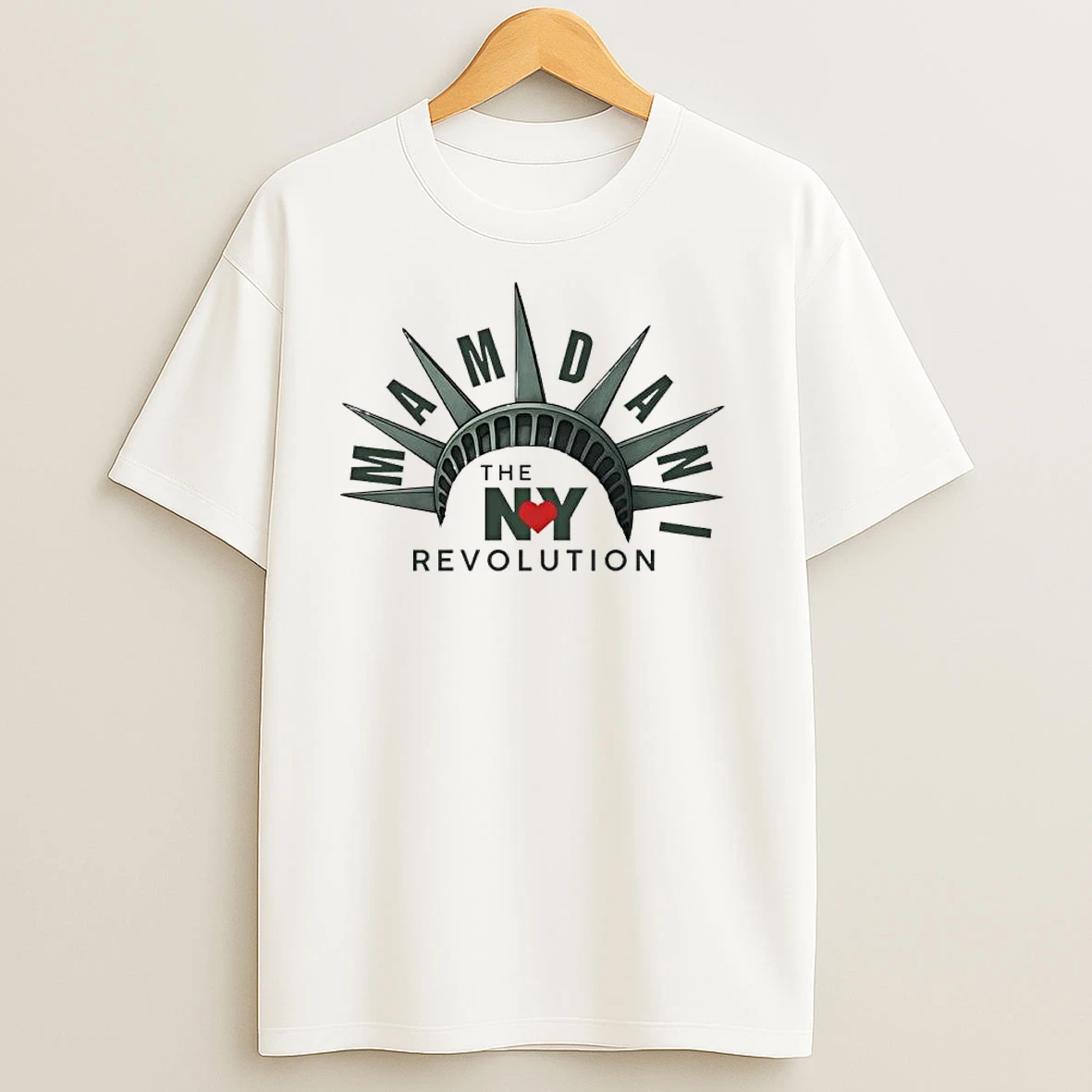 The Ny Revolution Zohran Mamdani Statue Of Liberty T Shirts