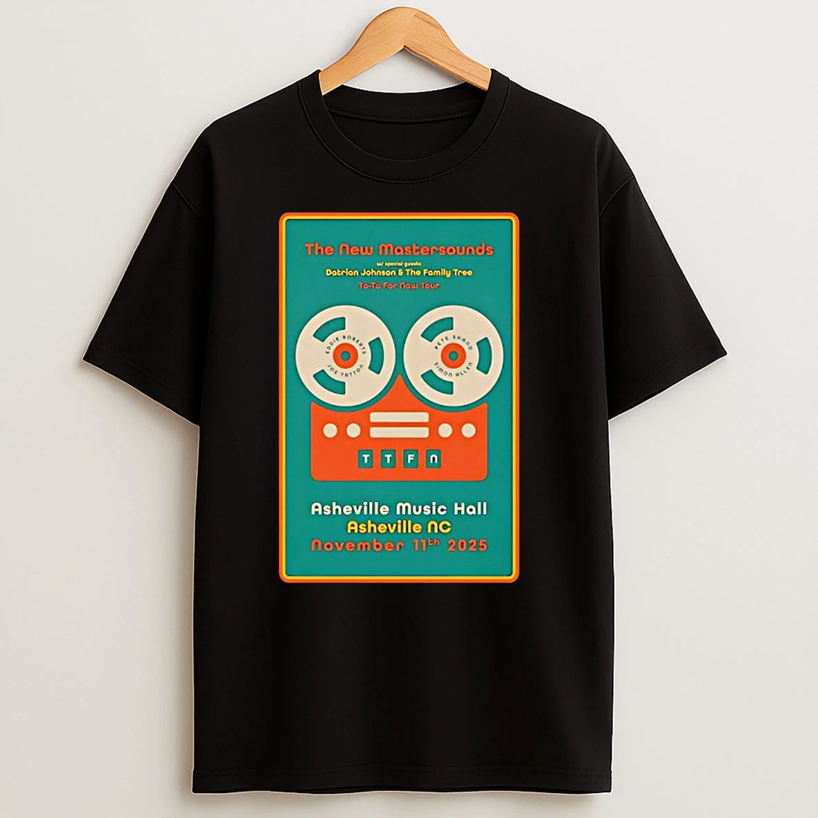 The New Mastersounds 11 11 2025 Asheville Nc T Shirts