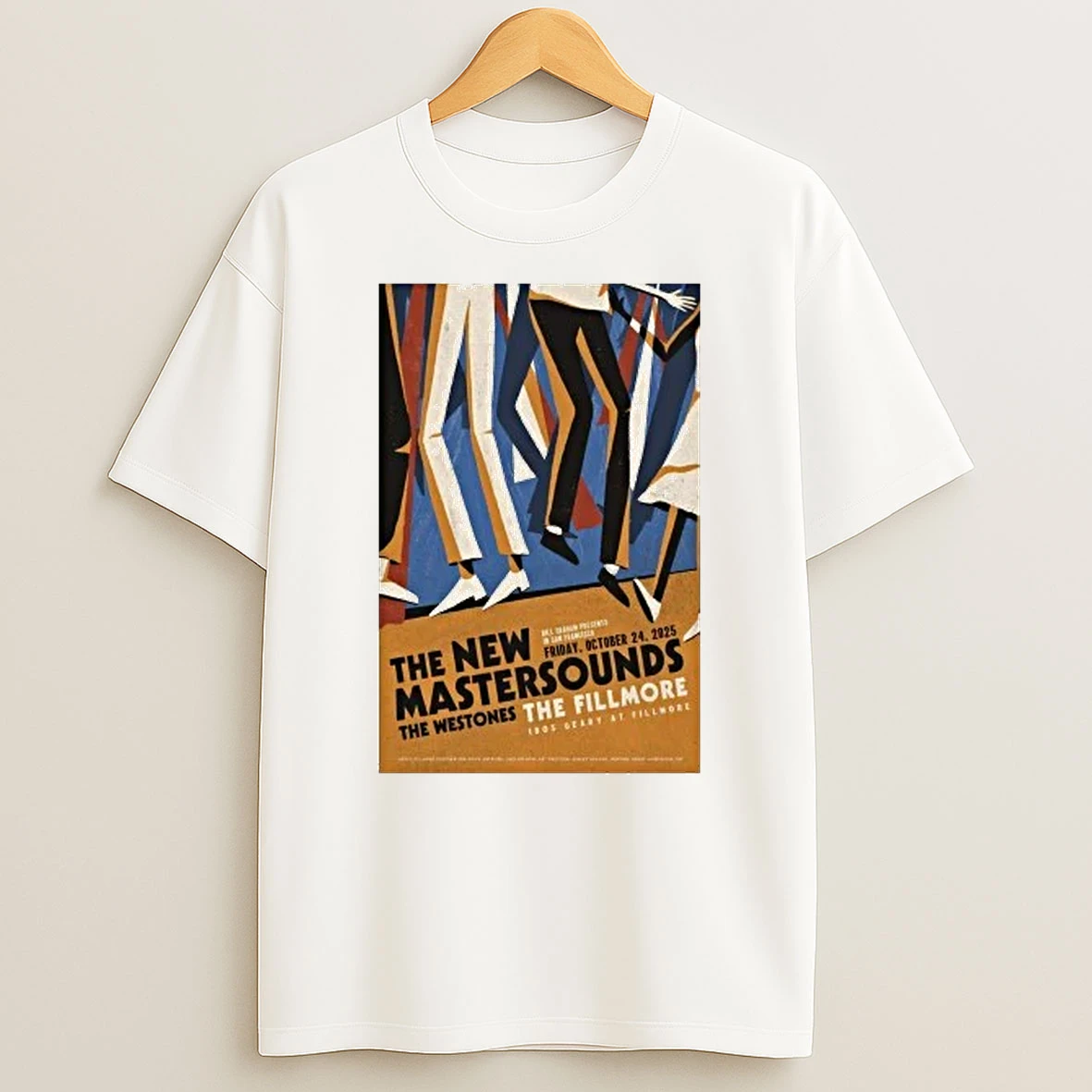 The New Mastersounds Oct 24 2025 In San Francisco Shirts