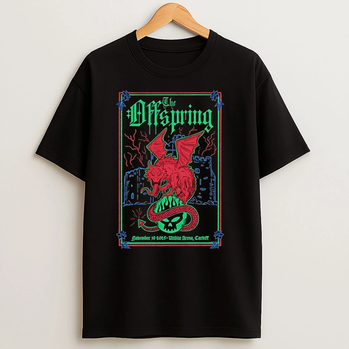 The Offspring Nov 10 2025 Utilita Arena Cardiff T Shirts