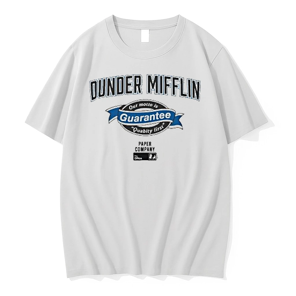 The Office Dunder Ringer Dunder Mifflin Guarantee Shirts