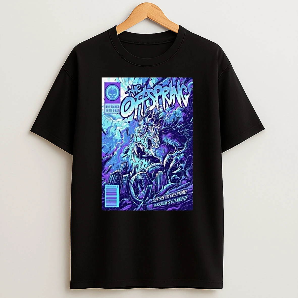 The Offspring In Glasgow Scotland On Nov 18 2025 Shirts
