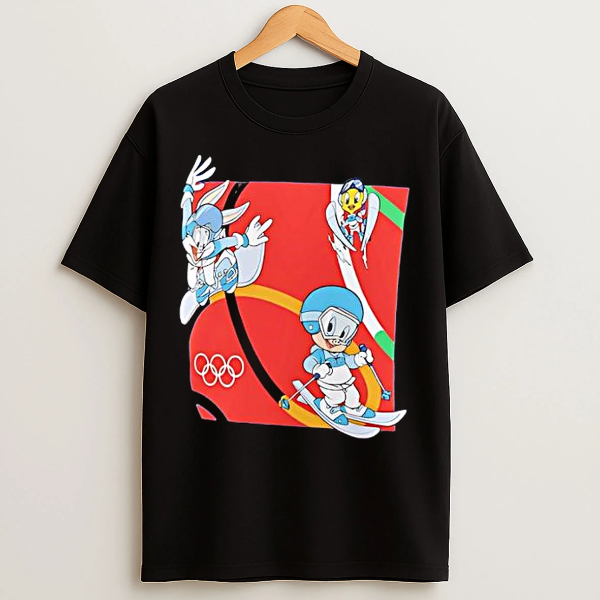 The Olympic Collection X Looney Tunes Collage Graphic T Shirts