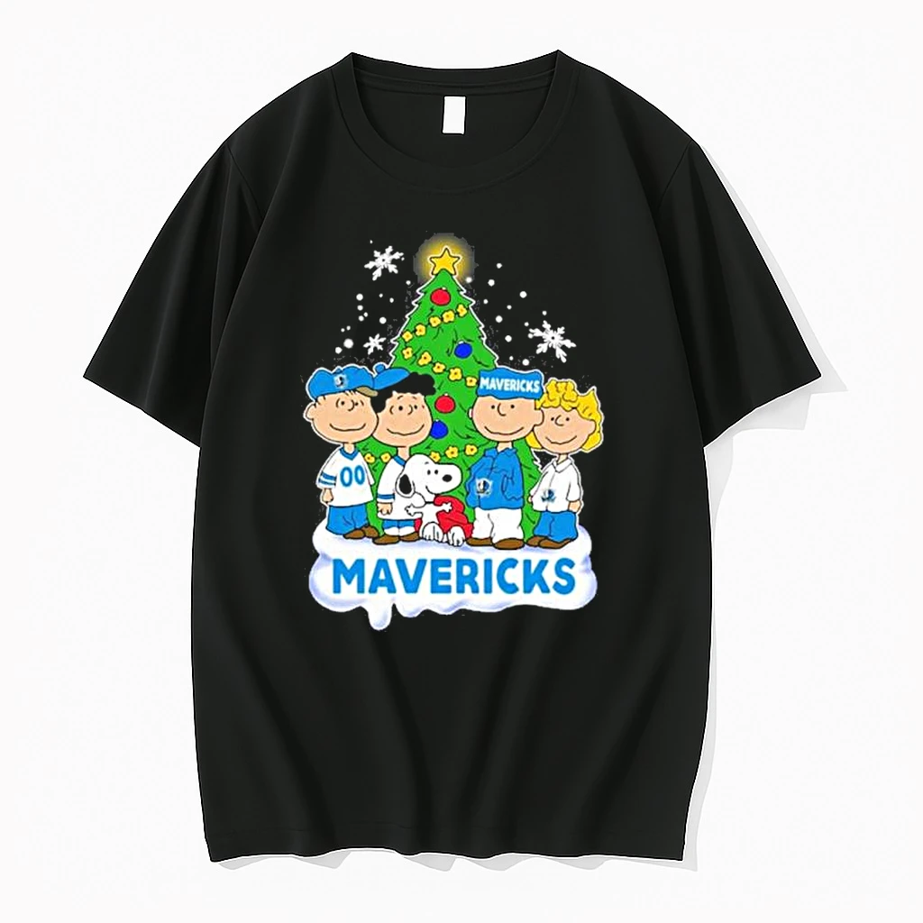 The Peanuts Dallas Mavericks Merry Christmas Shirts