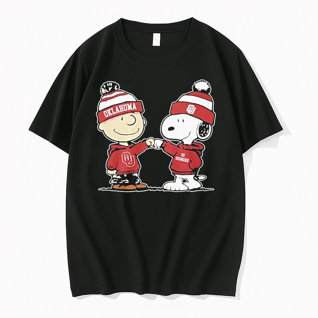 The Peanuts Fist Bump Oklahoma Sooners Shirts