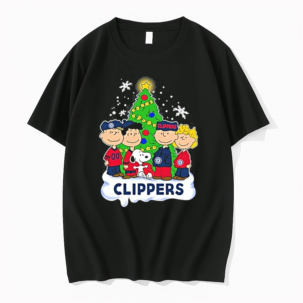 The Peanuts La Clippers Merry Christmas Shirts