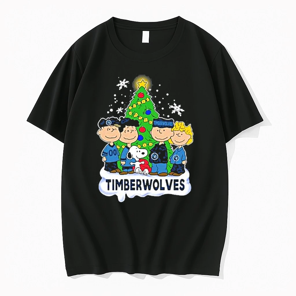 The Peanuts Minnesota Timberwolves Merry Christmas Shirts