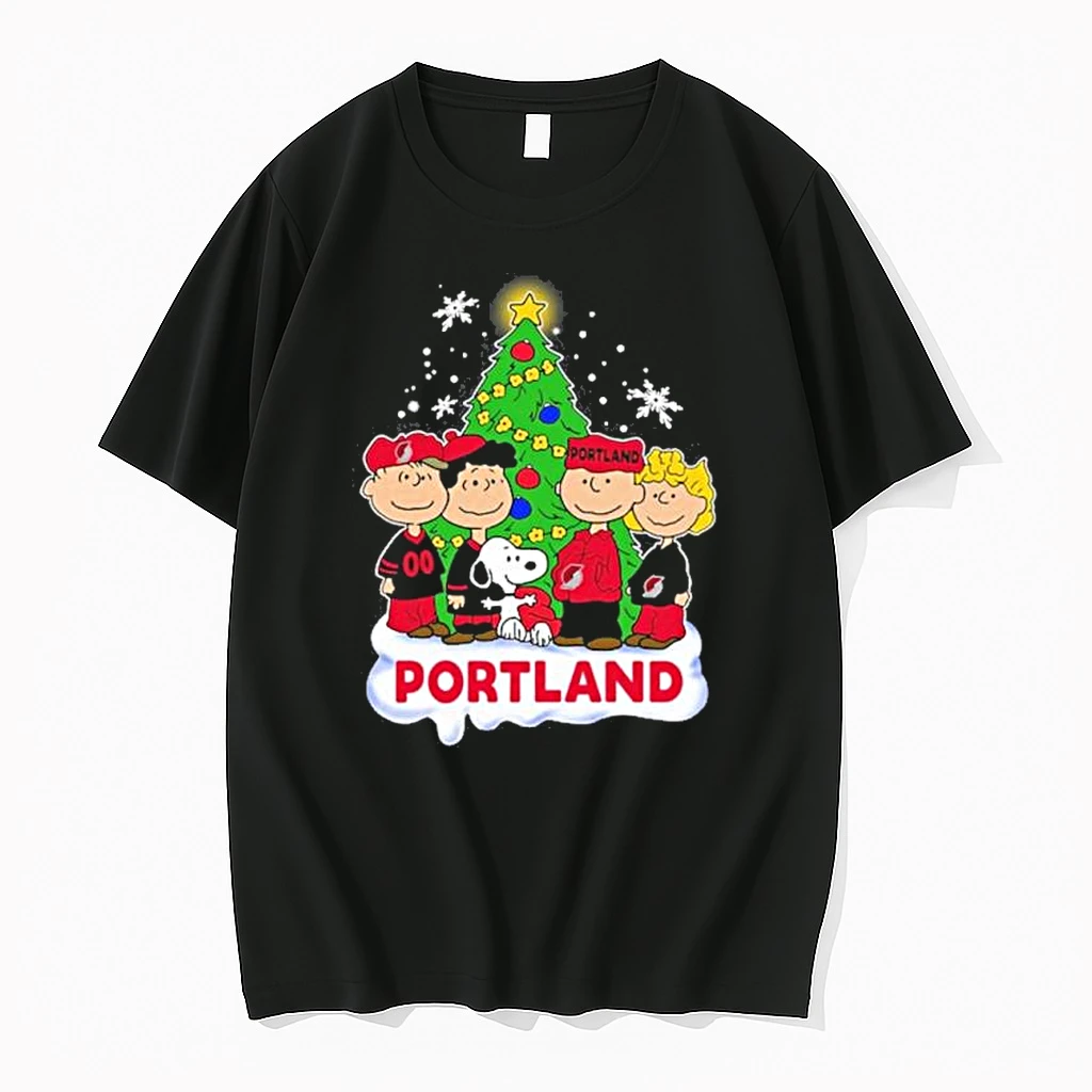 The Peanuts Portland Trail Blazers Merry Christmas Shirts