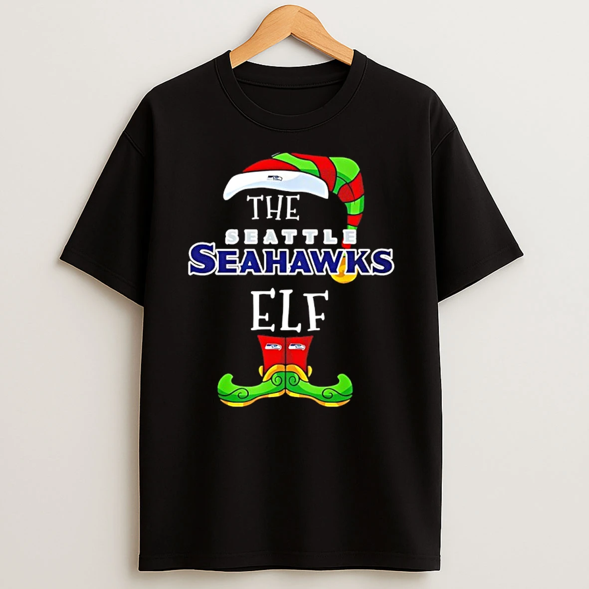 The Seattle Seahawks Elf Christmas 2025 Shirts