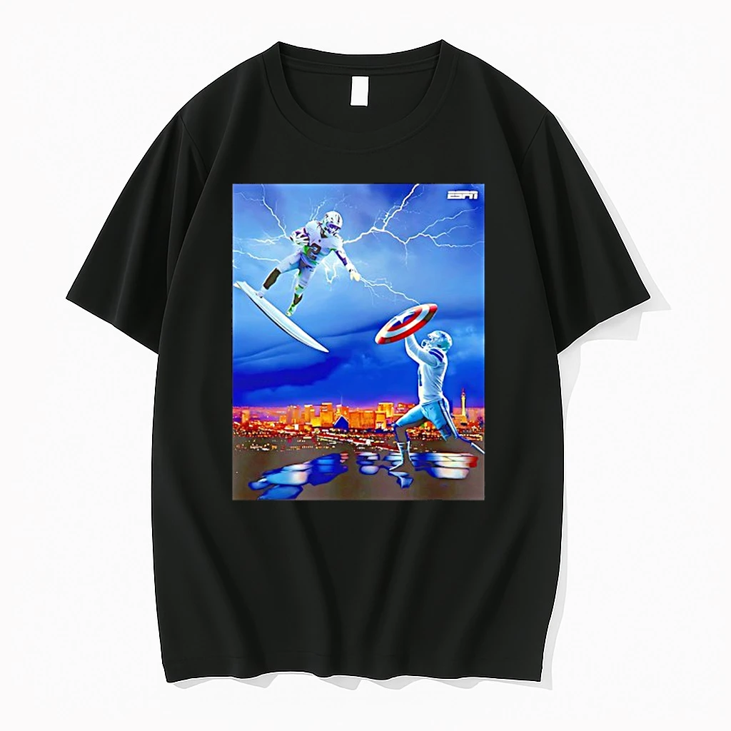 The Silver Surfer And The Raiders Take On The Captain Of Americas Monday Night Shirts