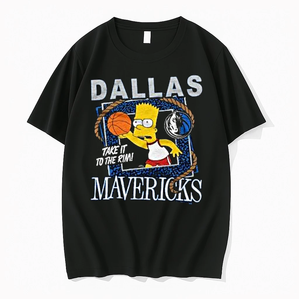 The Simpsons Bart X Dallas Mavericks Nba 2025 Shirts
